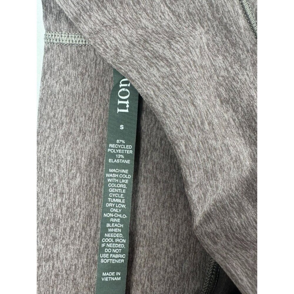 Vuori Heather Hazel Mid Rise Elevation Slim Bootcut Cropped Leggings Small VW487 - Picture 3 of 10